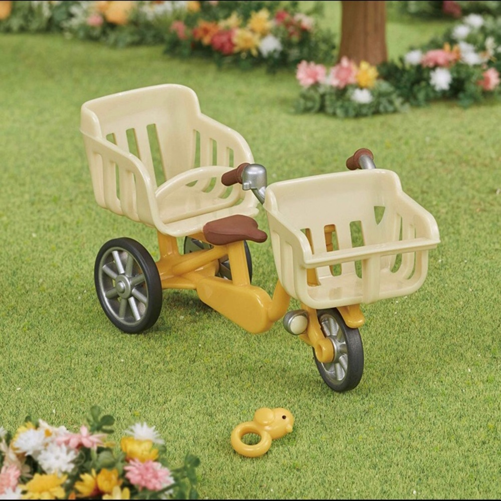 Calico Critters / Sylvanian Families Three Seater Bicycle